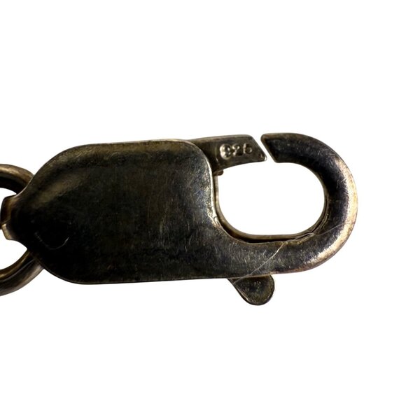 925 Sterling Silver Italian Braided Necklace PRL Stamp Women Jewelry 18" Lobster - Picture 6 of 7